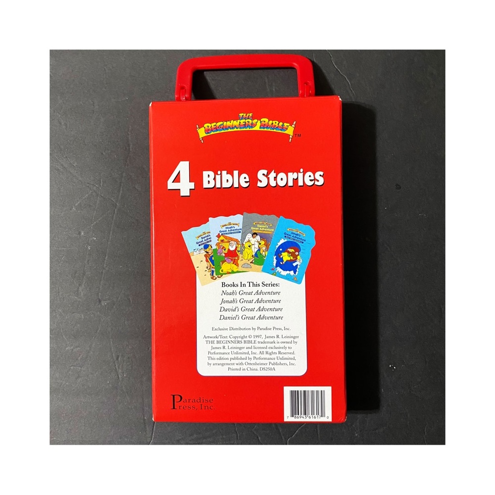PARADISE PRESS, INC. The Beginners Bible: 4 Bible Stories Boardbook